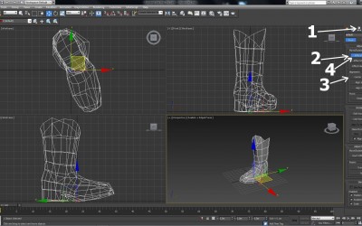 การปรับ Move ให้อยู่ตรงกลางวัตถุ (3ds Max)